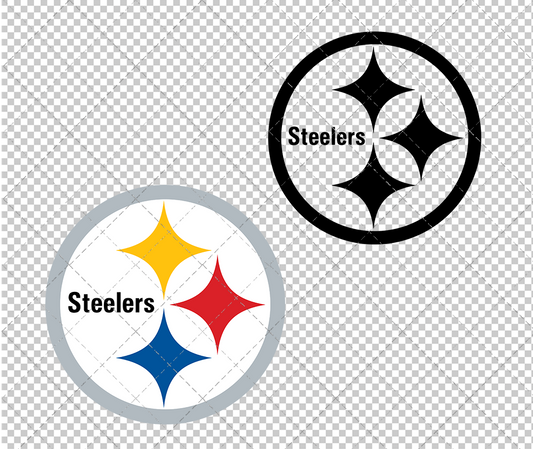 Pittsburgh Steelers 1963, Svg, Dxf, Eps, Png - SvgShopArt