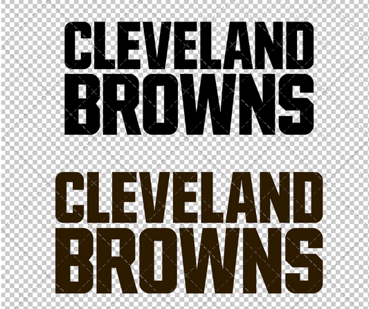 Cleveland Browns Wordmark 2015 002, Svg, Dxf, Eps, Png - SvgShopArt