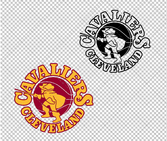 Cleveland Cavaliers Secondary 1970, Svg, Dxf, Eps, Png - SvgShopArt