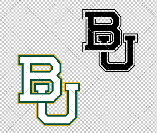 Baylor Bears Secondary 2005 002, Svg, Dxf, Eps, Png - SvgShopArt