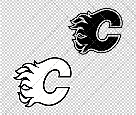 Calgary Flames Concept 2020 003, Svg, Dxf, Eps, Png - SvgShopArt