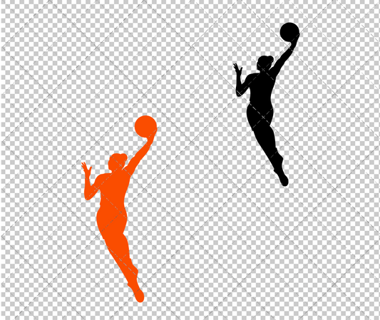 WNBA Logo Alternate 2019 002, Svg, Dxf, Eps, Png - SvgShopArt