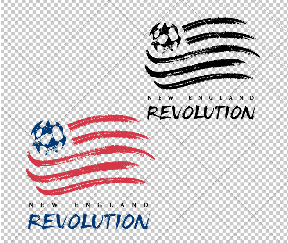 New England Revolution 1996, Svg, Dxf, Eps, Png - SvgShopArt