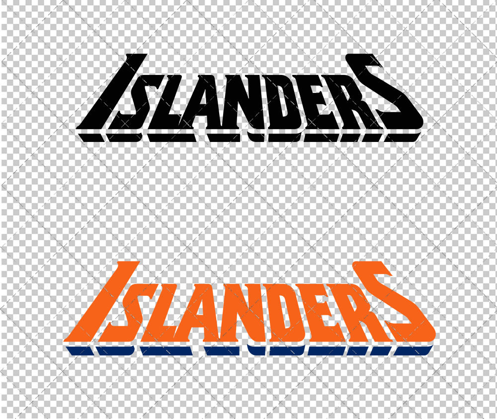 New York Islanders Wordmark Concept 1995 003, Svg, Dxf, Eps, Png - SvgShopArt