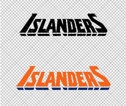 New York Islanders Wordmark Concept 1995 003, Svg, Dxf, Eps, Png - SvgShopArt