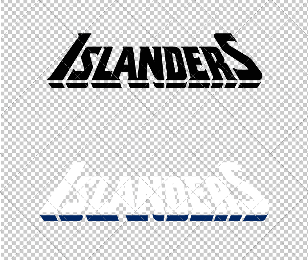 New York Islanders Wordmark Concept 1995 002, Svg, Dxf, Eps, Png - SvgShopArt