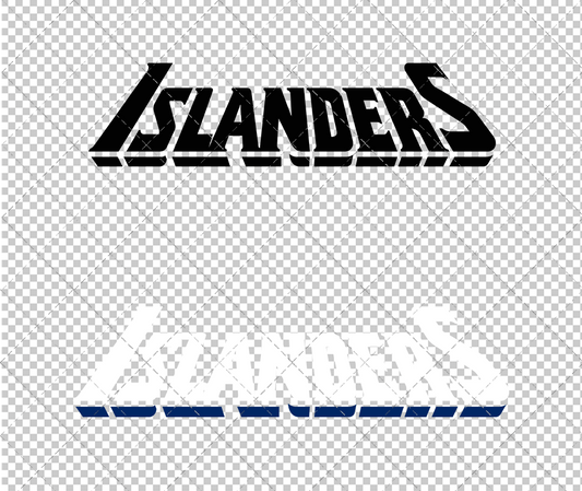 New York Islanders Wordmark Concept 1995 002, Svg, Dxf, Eps, Png - SvgShopArt