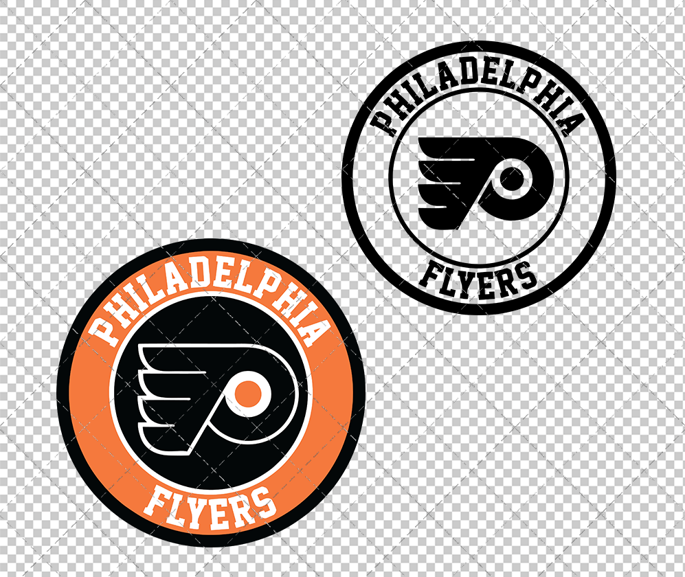 Philadelphia Flyers Circle 1999, Svg, Dxf, Eps, Png - SvgShopArt