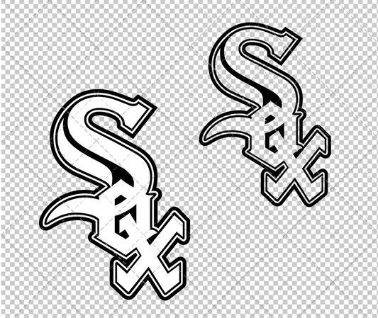 Chicago White Sox Alternate 1990 003, Svg, Dxf, Eps, Png - SvgShopArt