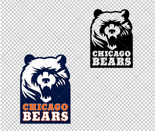 Chicago Bears Alternate 1980, Svg, Dxf, Eps, Png - SvgShopArt