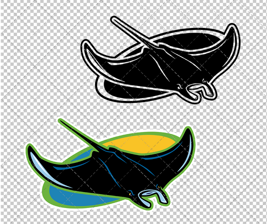 Tampa Bay Rays Alternate 1998 002, Svg, Dxf, Eps, Png - SvgShopArt