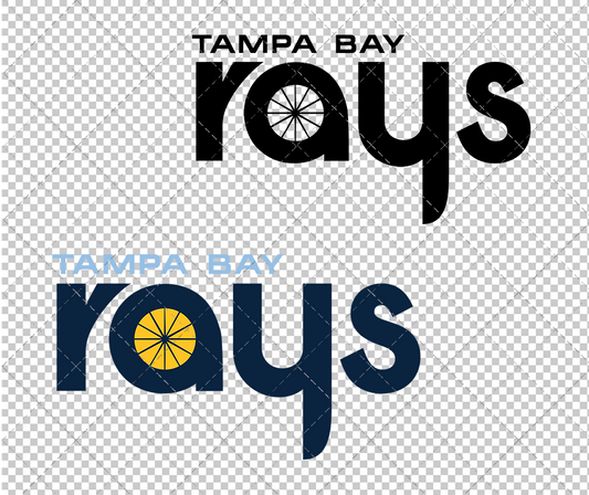 Tampa Bay Rays Alternate 2012, Svg, Dxf, Eps, Png - SvgShopArt