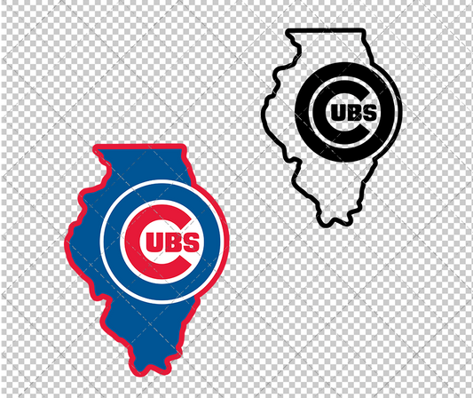 Chicago Cubs Concept 1997 004, Svg, Dxf, Eps, Png - SvgShopArt