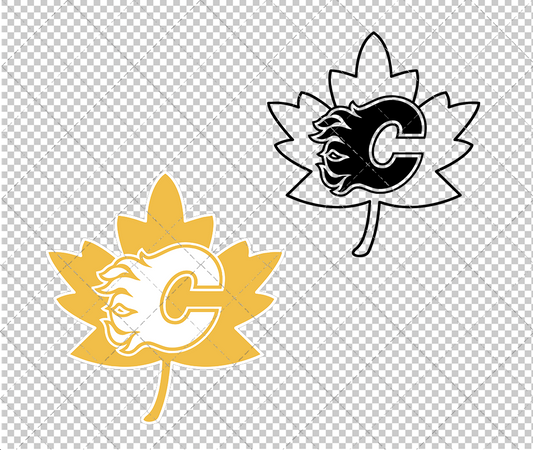 Calgary Flames Concept 2020 011, Svg, Dxf, Eps, Png - SvgShopArt