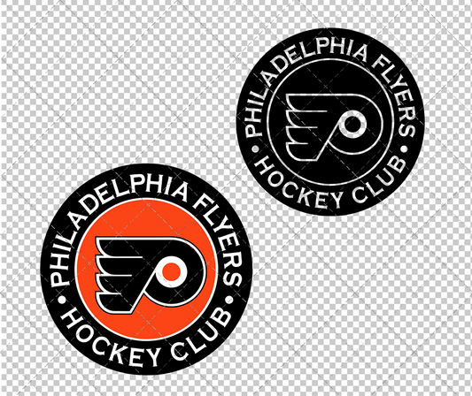 Philadelphia Flyers Circle 2023 002, Svg, Dxf, Eps, Png - SvgShopArt