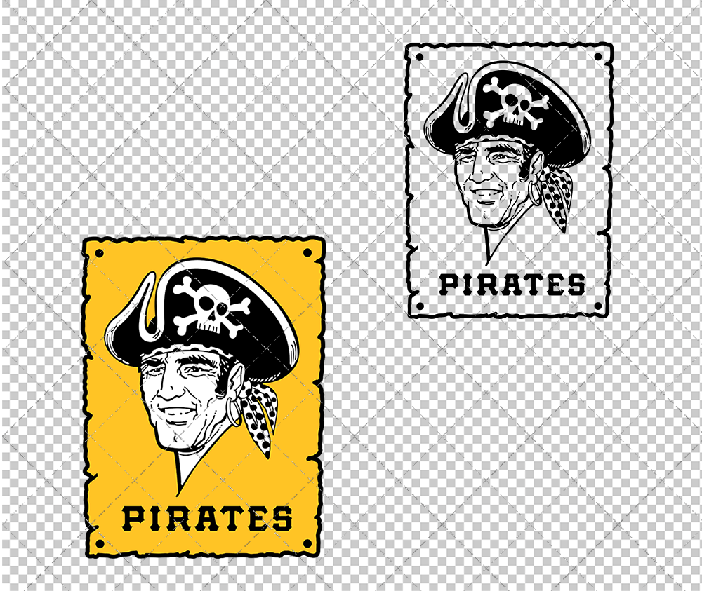 Pittsburgh Pirates 1967, Svg, Dxf, Eps, Png - SvgShopArt