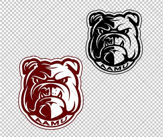 Alabama A&M Bulldogs Alternate 2002 005, Svg, Dxf, Eps, Png - SvgShopArt