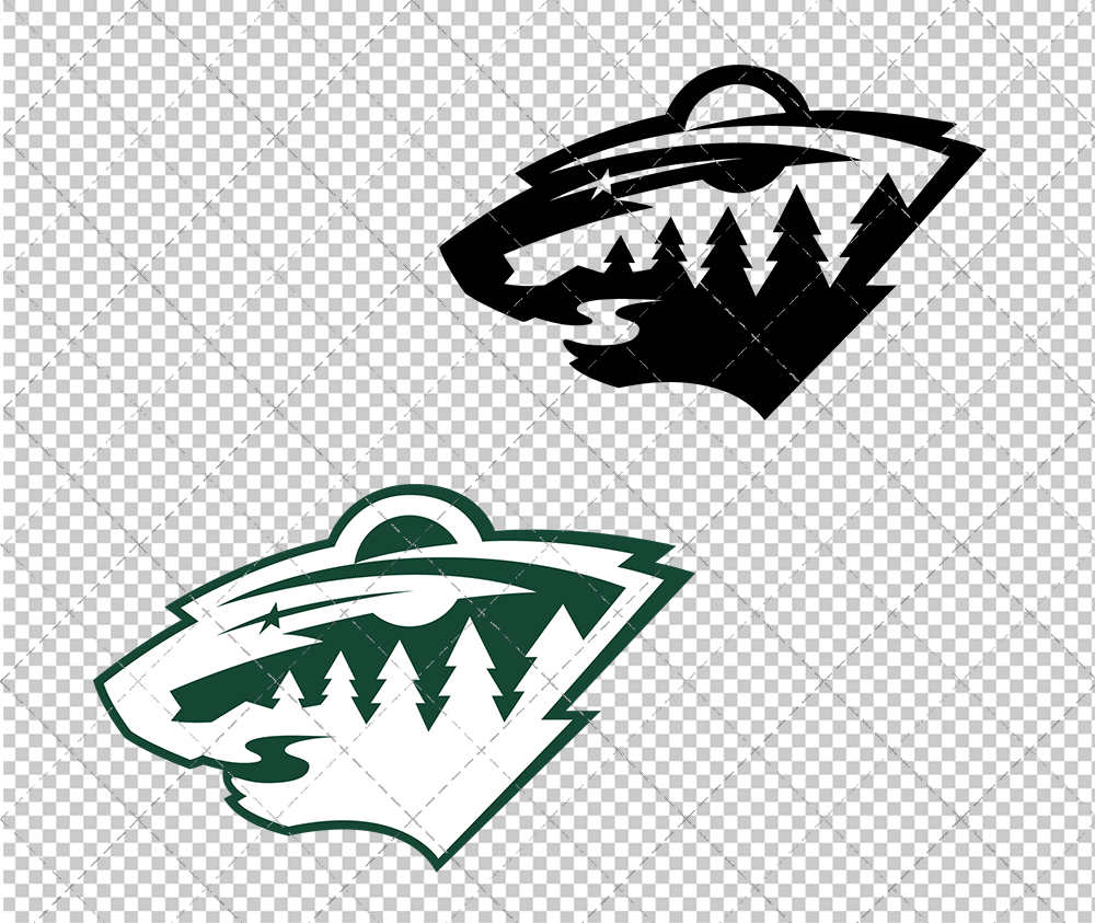 Minnesota Wild Concept 2013 003, Svg, Dxf, Eps, Png - SvgShopArt