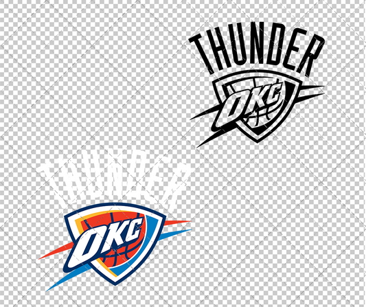 Oklahoma City Thunder Secondary 2008, Svg, Dxf, Eps, Png - SvgShopArt