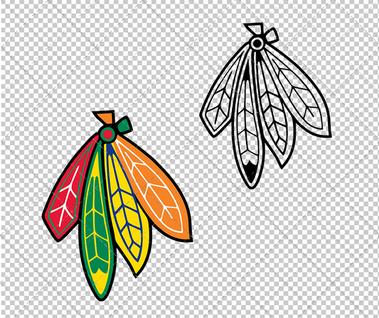 Chicago Blackhawks Concept 1999 004, Svg, Dxf, Eps, Png - SvgShopArt