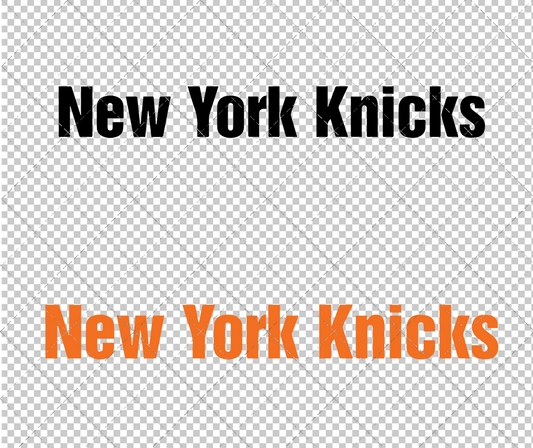 New York Knicks Wordmark 1976 002, Svg, Dxf, Eps, Png - SvgShopArt