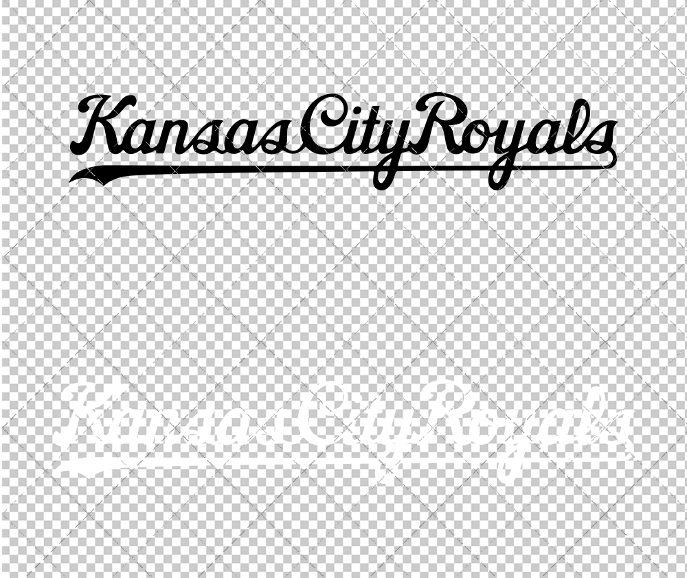 Kansas City Royals Wordmark 1969 002, Svg, Dxf, Eps, Png - SvgShopArt