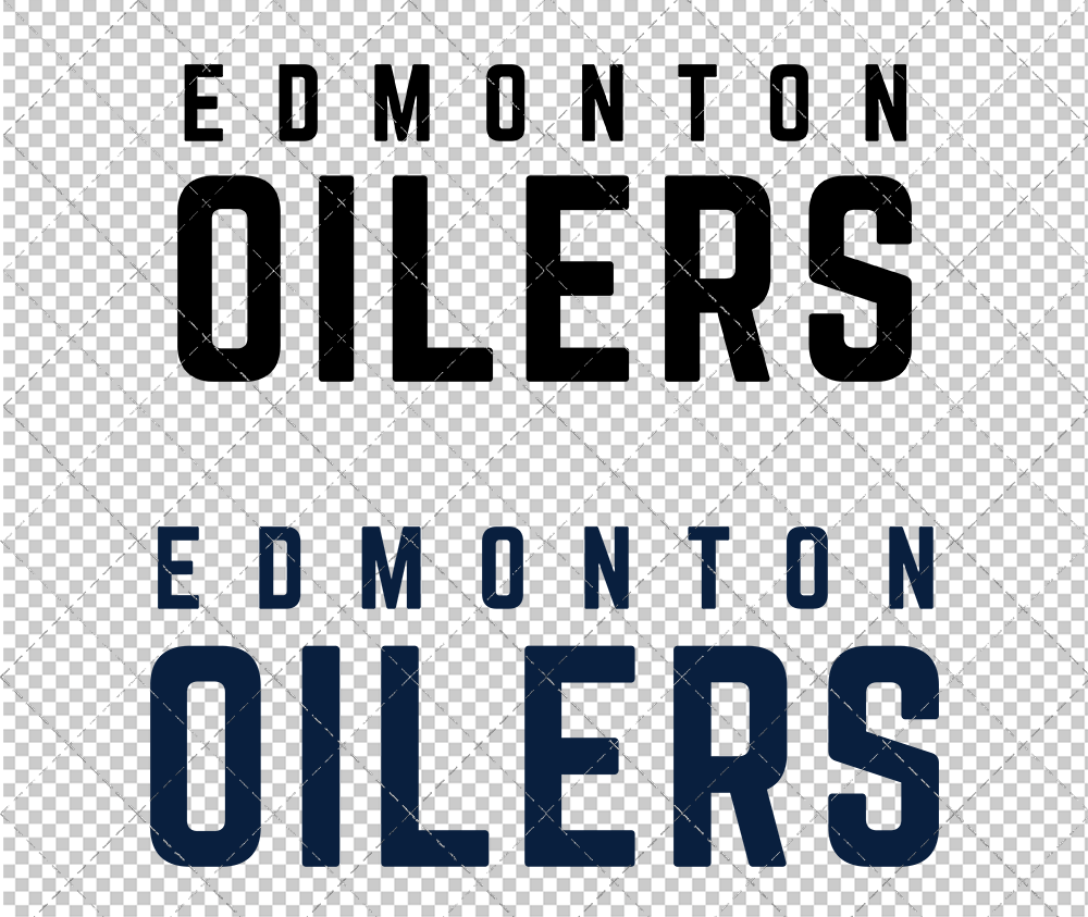 Edmonton Oilers Wordmark 2017, Svg, Dxf, Eps, Png - SvgShopArt