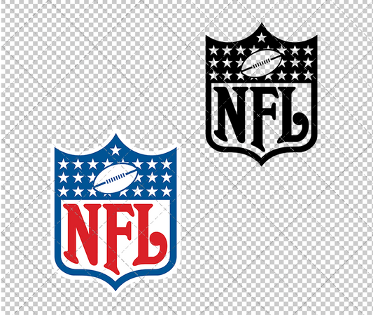 NFL Logo 1983, Svg, Dxf, Eps, Png - SvgShopArt