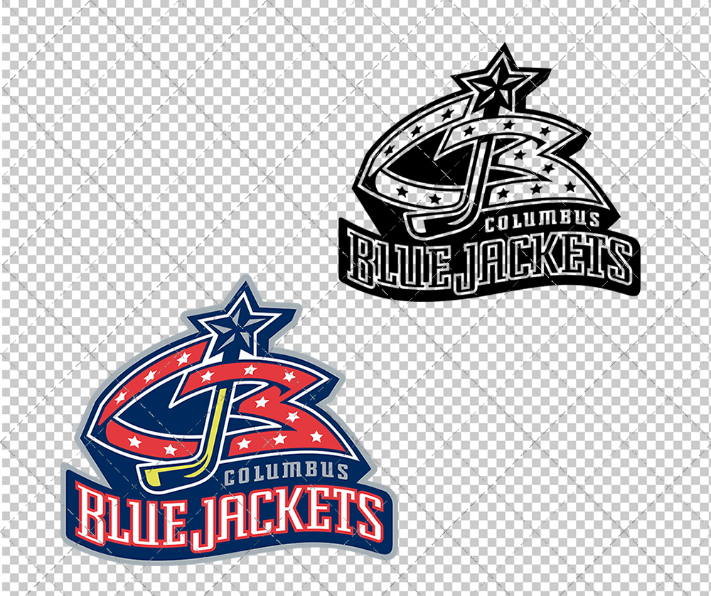 Columbus Blue Jackets Alternate 2000, Svg, Dxf, Eps, Png - SvgShopArt