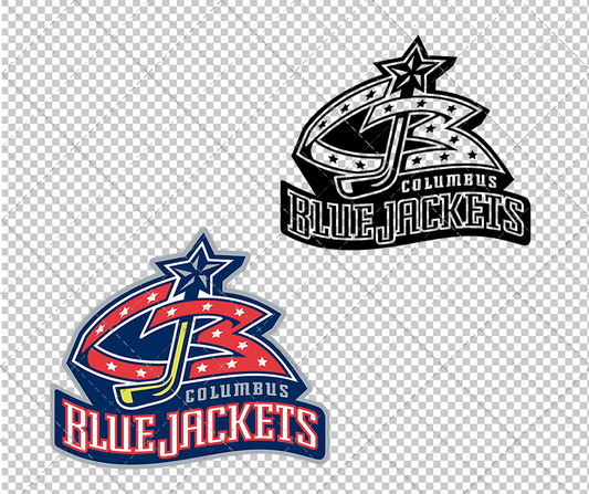 Columbus Blue Jackets Alternate 2000, Svg, Dxf, Eps, Png - SvgShopArt