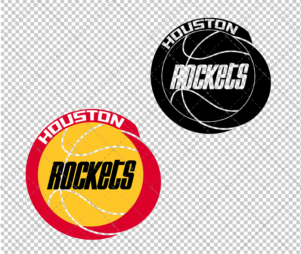 Houston Rockets 1987, Svg, Dxf, Eps, Png - SvgShopArt