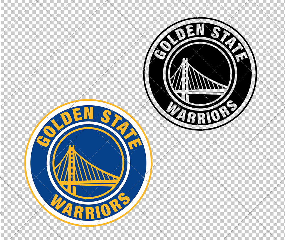 Golden State Warriors Circle 2019 002, Svg, Dxf, Eps, Png - SvgShopArt