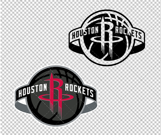 Houston Rockets 2019, Svg, Dxf, Eps, Png - SvgShopArt