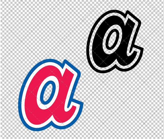 Atlanta Braves Alternate 1972, Svg, Dxf, Eps, Png - SvgShopArt