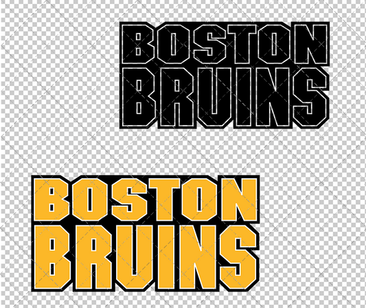 Boston Bruins Wordmark 1995, Svg, Dxf, Eps, Png - SvgShopArt