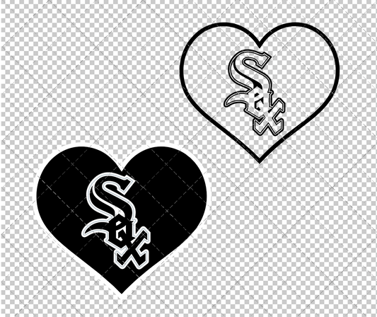 Chicago White Sox Concept 1990, Svg, Dxf, Eps, Png - SvgShopArt