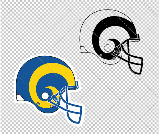 Los Angeles Rams Alternate 1989, Svg, Dxf, Eps, Png - SvgShopArt