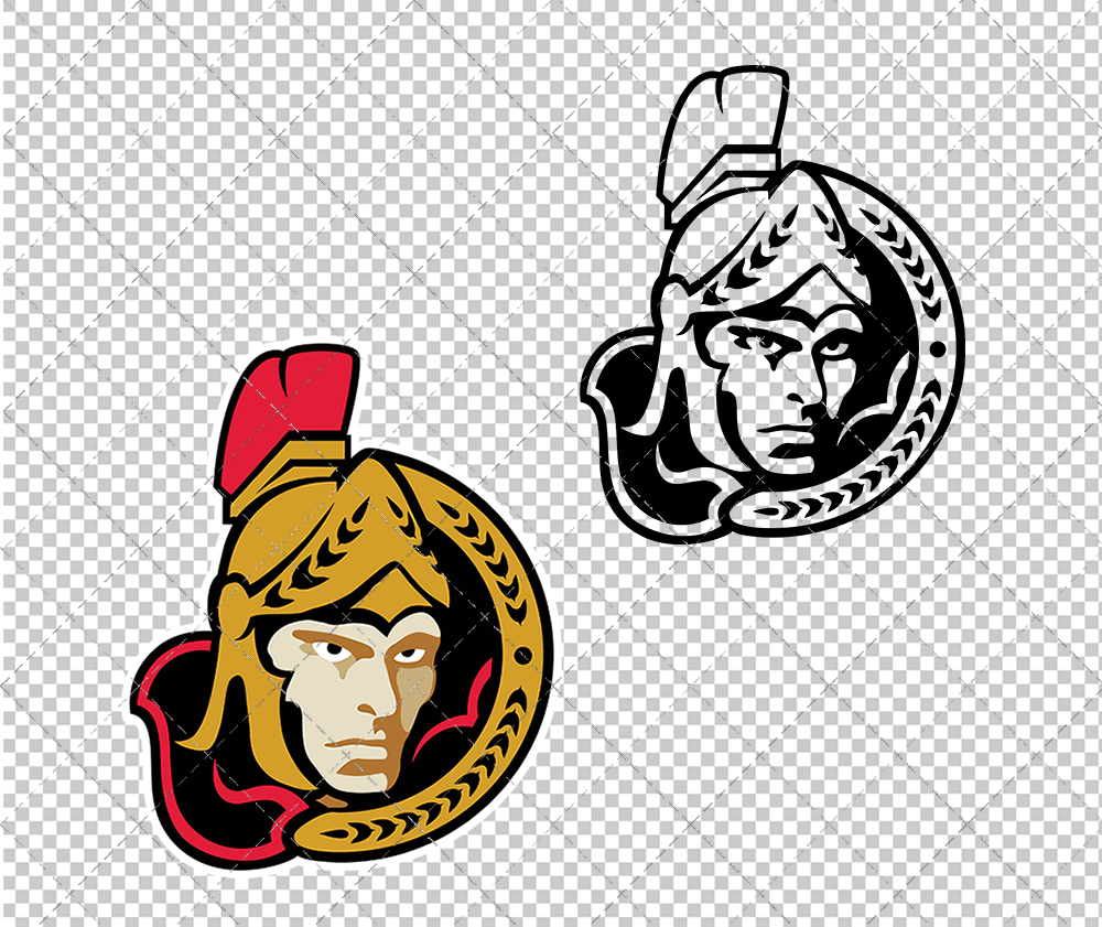 Ottawa Senators Alternate 1997, Svg, Dxf, Eps, Png - SvgShopArt