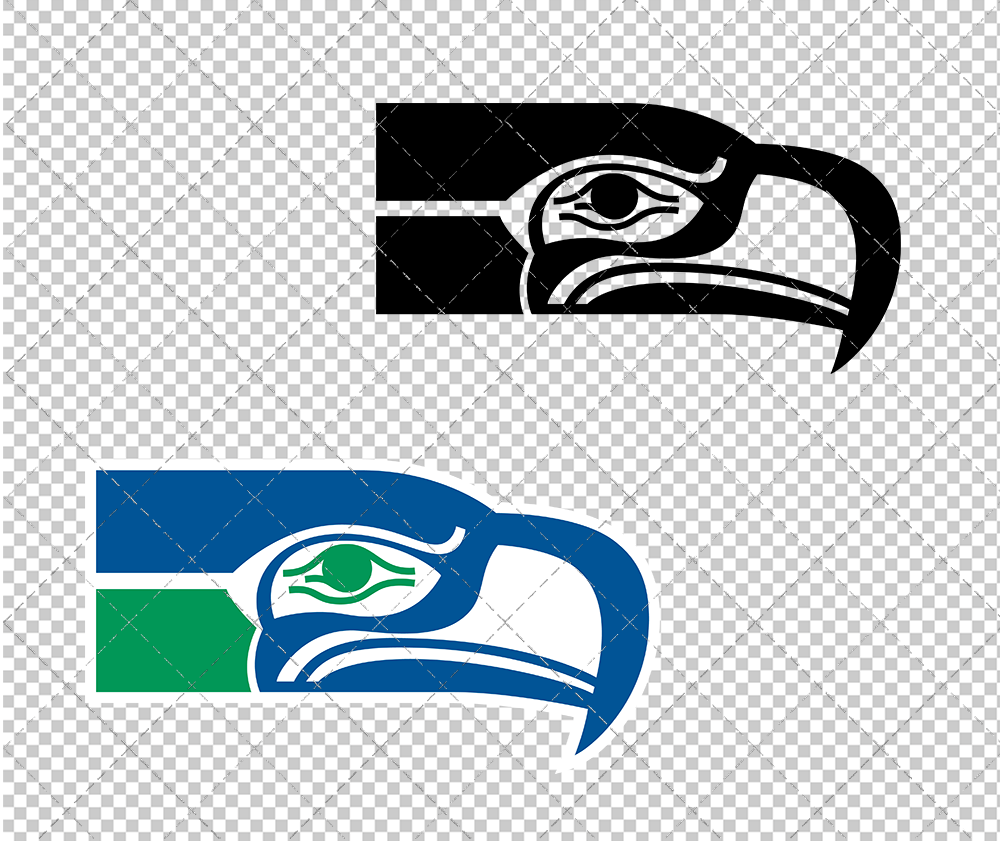 Seattle Seahawks 1976, Svg, Dxf, Eps, Png - SvgShopArt