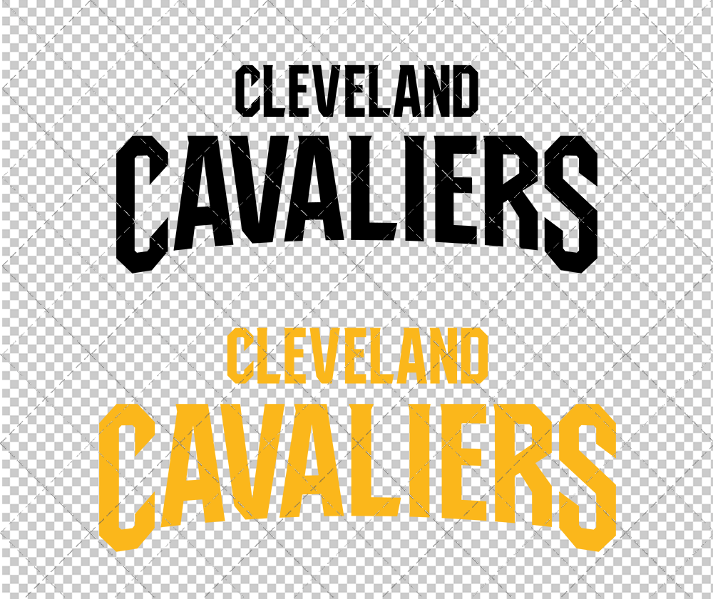 Cleveland Cavaliers Wordmark 2017 002, Svg, Dxf, Eps, Png - SvgShopArt