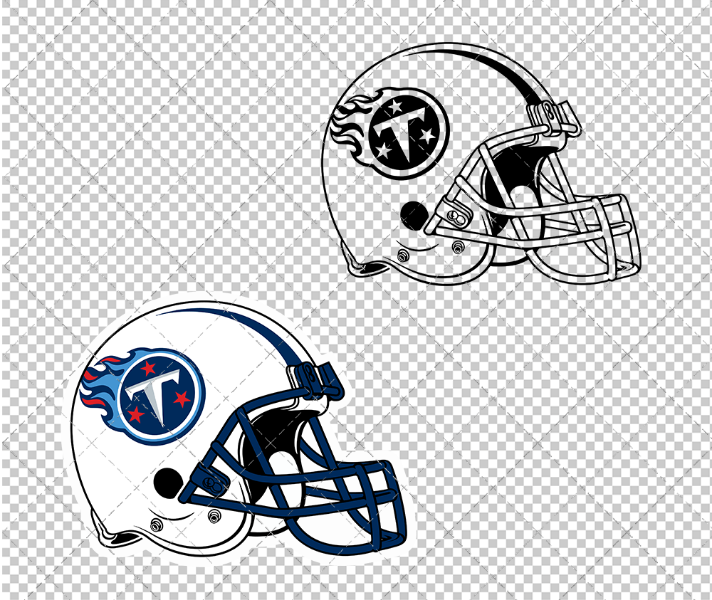 Tennessee Titans Helmet 1999 002, Svg, Dxf, Eps, Png - SvgShopArt