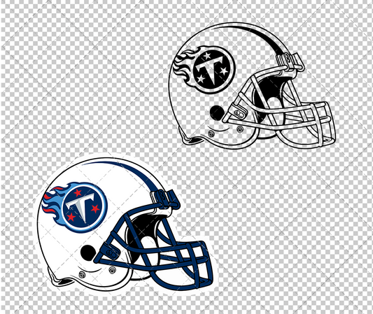 Tennessee Titans Helmet 1999 002, Svg, Dxf, Eps, Png - SvgShopArt