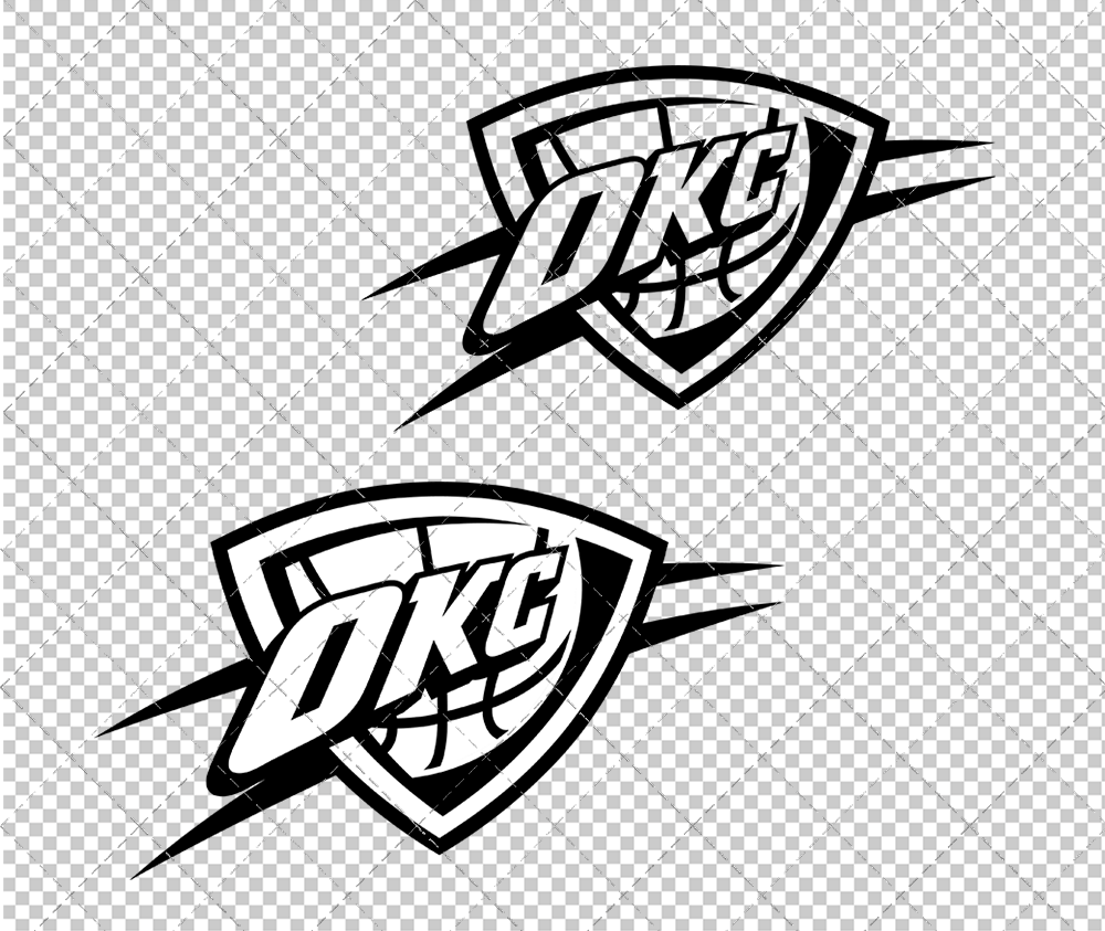 Oklahoma City Thunder Concept 2008 006, Svg, Dxf, Eps, Png - SvgShopArt