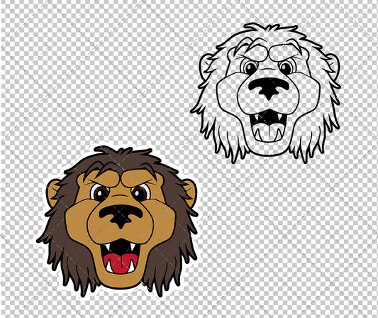 Los Angeles Kings Mascot Bailey, Svg, Dxf, Eps, Png - SvgShopArt