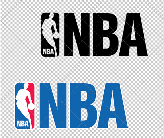 NBA Logo Horizontal 1989, Svg, Dxf, Eps, Png - SvgShopArt