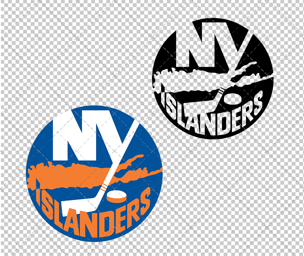 New York Islanders 1972, Svg, Dxf, Eps, Png - SvgShopArt