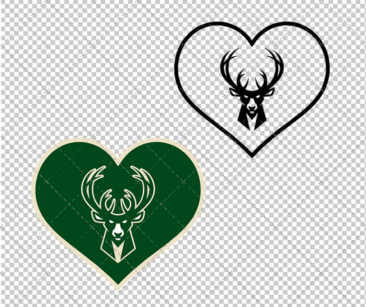 Milwaukee Bucks Concept 2015, Svg, Dxf, Eps, Png - SvgShopArt