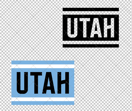 Utah Hockey Club Alternate 2024 006, Svg, Dxf, Eps, Png - SvgShopArt