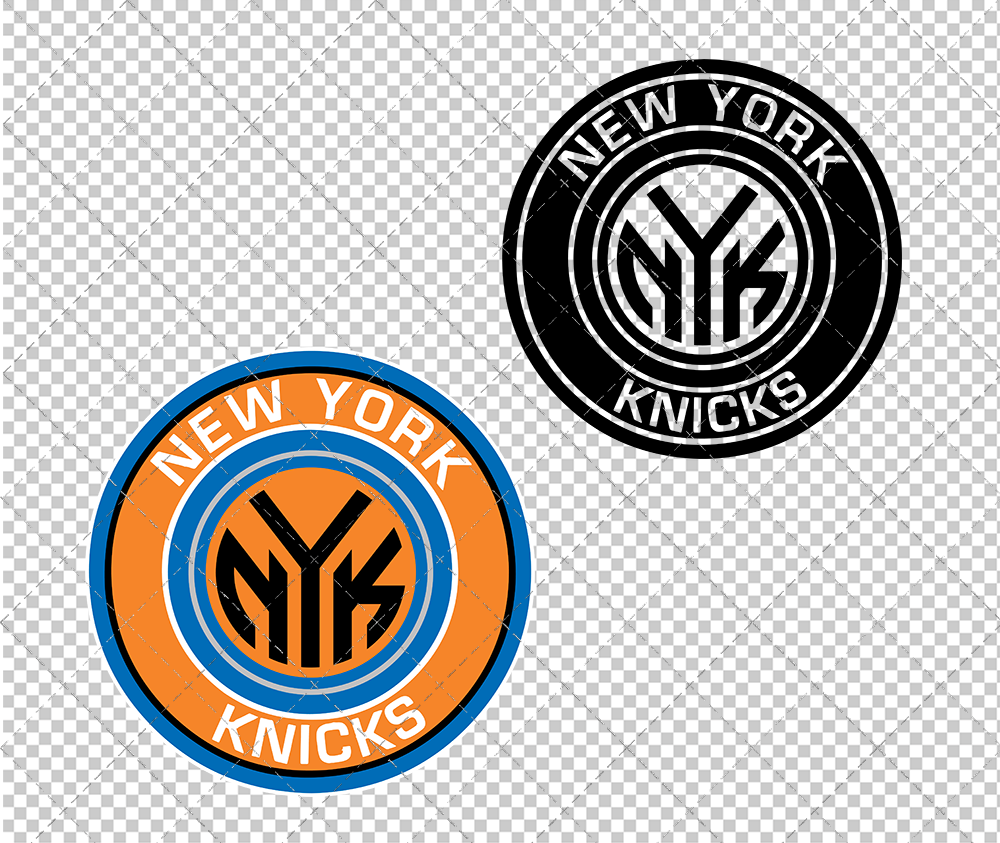 New York Knicks Circle 2011, Svg, Dxf, Eps, Png - SvgShopArt