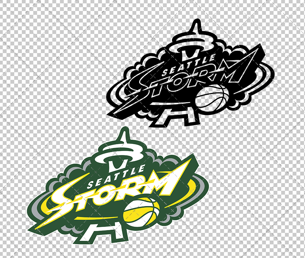 Seattle Storm 2016, Svg, Dxf, Eps, Png - SvgShopArt